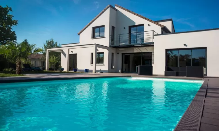 Terrassement pour piscine, Thonon-les-Bains, Seiller TP