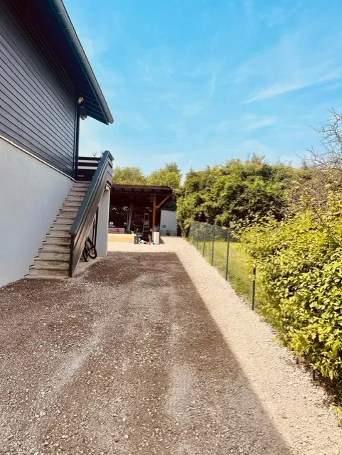 Terrassement d'une cour chez un particulier à EXCENEVEX, Thonon-les-Bains, Seiller TP