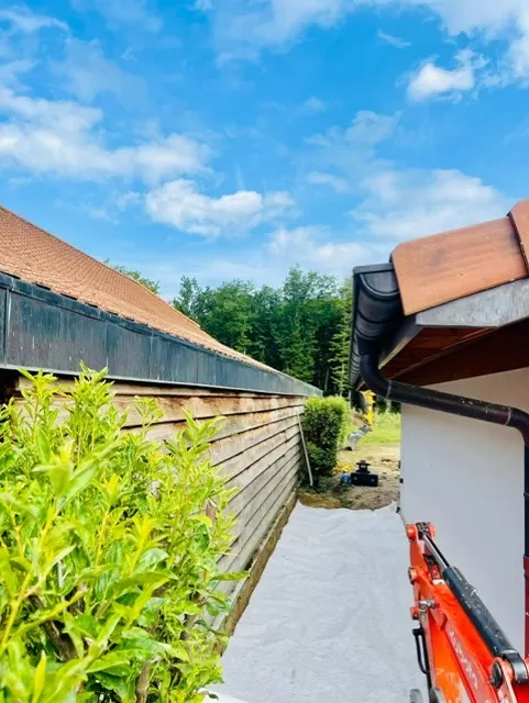 Terrassement et création d'une dalle en béton , Thonon-les-Bains, Seiller TP