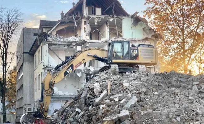 Travaux de démolition, Thonon-les-Bains, Seiller TP