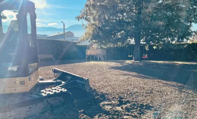 Travaux de terrassement, Thonon-les-Bains, Seiller TP
