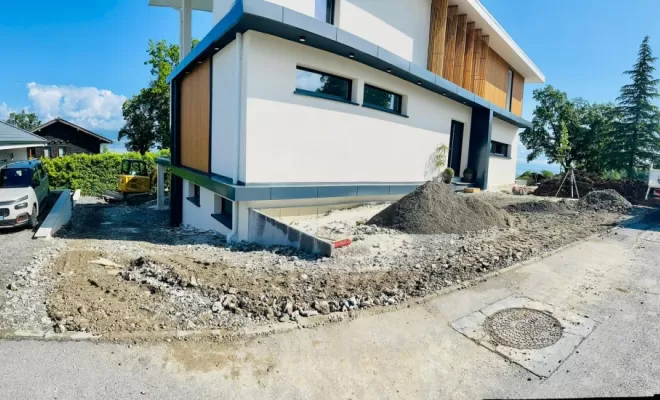 Travaux pose de bordures