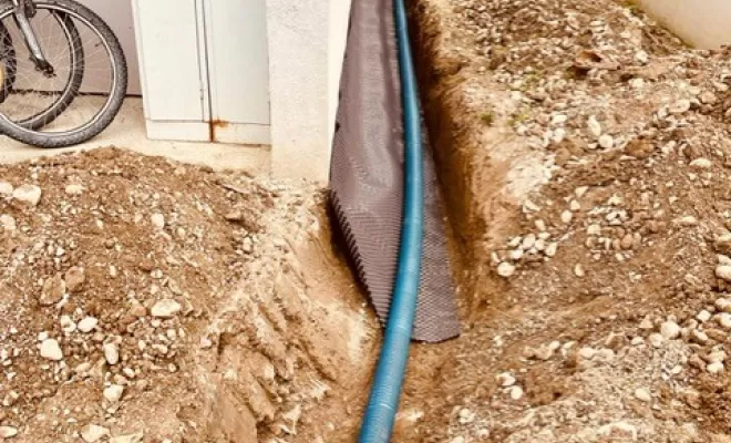 Travaux raccordement eaux pluviales mise aux normes à EXCENEVEX, Thonon-les-Bains, Seiller TP