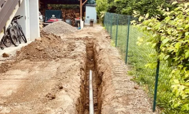 Travaux raccordement eaux pluviales mise aux normes à EXCENEVEX, Thonon-les-Bains, Seiller TP