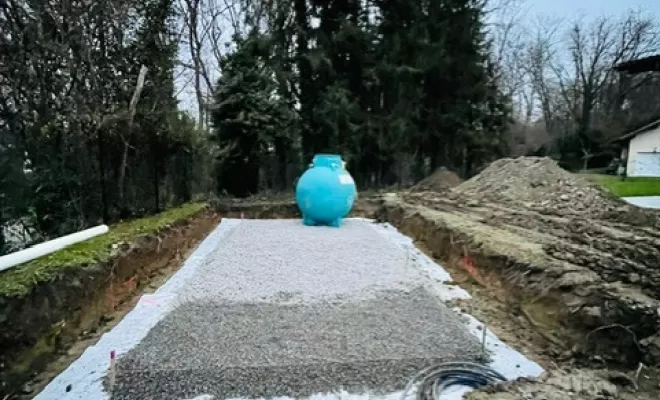 Terrassement pour un futur Chalet privé à Anthy-sur-Léman., Thonon-les-Bains, Seiller TP