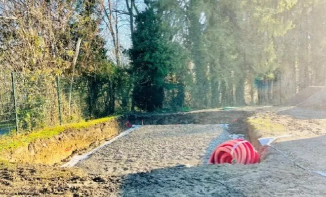 Terrassement pour un futur Chalet privé à Anthy-sur-Léman., Thonon-les-Bains, Seiller TP